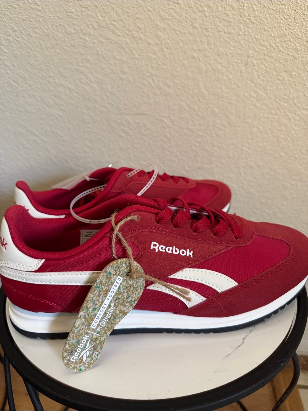 Reebok Red and White Women’s Athletic Shoes- Reebok World 70
